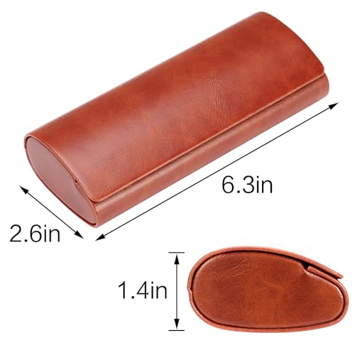 Image of Vemiss Hard Shell Eyeglass Cases, Lightweight Portable Glasses Case for Women Men