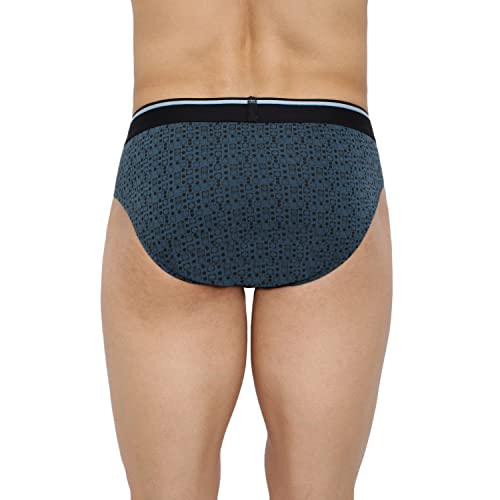 Image of Van Heusen Men Briefs - 100% Combed Cotton - Pack of 3 - Anti Bacterial, Super Soft 10006 CP-23, CP-24, CP-25 L, Multicolor
