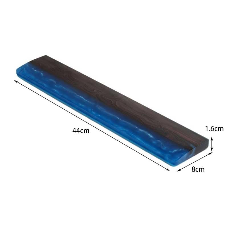 Wrist Rest Tastatur-Handballenauflage aus Kunstharz, Holz-Handgelenkauflage, Holz-Handballenauflage, Tastaturauflage for Computer/Laptop, Gaming und Büro, bequem einfach zu tippen Handballenauflage(B)