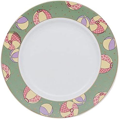 フランスアンティーク ローズのプレート オールドリモージュ ピンク