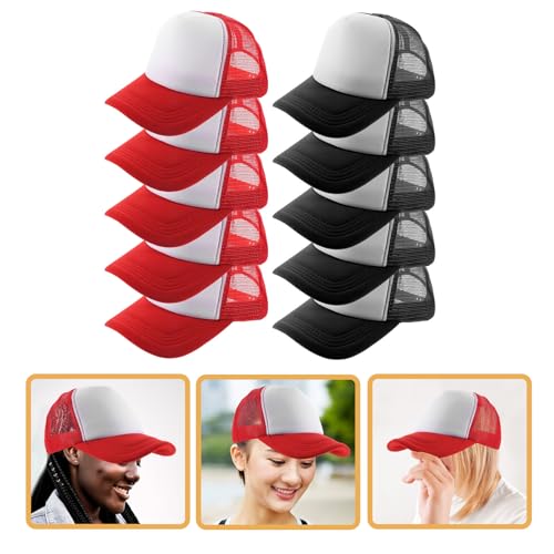 Casquettes de baseball pour sublimation ORFOFE lot de 10 casquettes vierges - 6