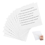 SOIMISS 10 Stück Selbstklebende TPU Reparaturflicken Hochtemperaturbeständig für Schwimmringe Poolmatratzen und Aufblasbare Boote Langlebig und Einfach Anzuwenden