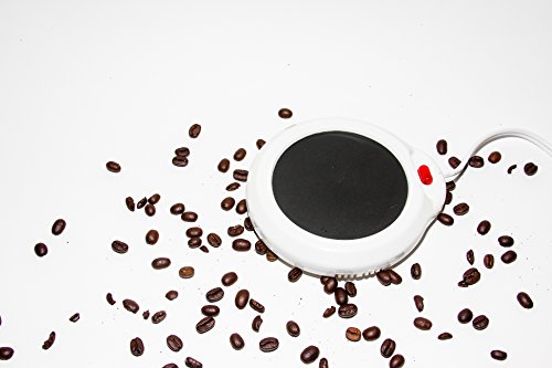 Imperial Home Mug Warmer for Coffee & Tea, Wax Warmer Wall Plug In, Wax Melter, Hot Plate Warmer for Cup & Candle, Coffee Accessories, For Office Desk, Home, etc. White Color - Thumbnail 6
