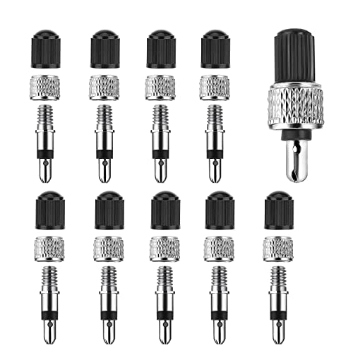 lumcov Fahrradventil Ersatz Set[10 Stück],Deutscher Fahrradventil Fahrrad...