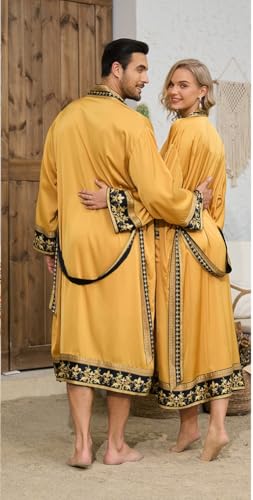 Men's Satin Robe with Shorts Set Silky Kimono Bathrobe Lightweight Soft 2 Piece Open Front Long Cardigan Sleepwear4