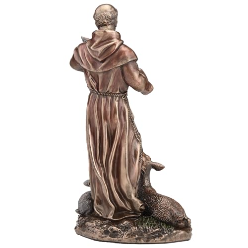 Figura Decorativa San Francisco de Asís 6.1 pulg miniatura 2