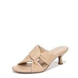 LifeStride Women's Nori Heeled Sandal Natural Tan Raffia 8 M