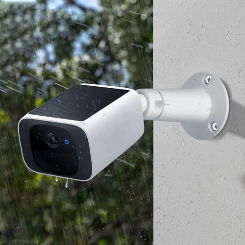 2Pack Security Camera Mounting Bracket for eufy Solocam S220/C210, eufyCam 2C/2C Pro, 3/S330, 3C/S300, Stable and Flexible Wall Mount Holder, Adjustable Outdoor Camera Mount (Camera Not Included)