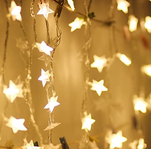 1.5M10 LED String LED Lights Decoration Fairy Light Battery Operated Waterproof Star Copper Wire Lamp Indoor Outdoor Christmas Wedding White