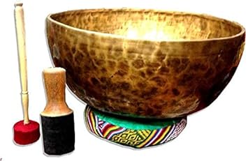aggarwals 14 Inches Healing Meditation Tibetan Auntic Singing Bowl Hand Hammered Himalayan Singing Bowls From Nepal