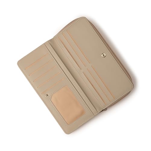 Image of Fastrack Women Compact Clutch | Stylish Clutch Purse with Semi PU Belt | Lightweight, Durable & Trendy Wallet for Girls & Ladies | Perfect for Casual & Party Use