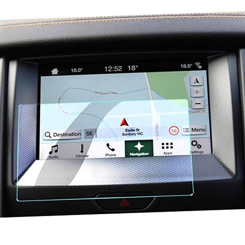 Verre trempé Ford Ranger 2019 : protection écran navigation 8 pouces