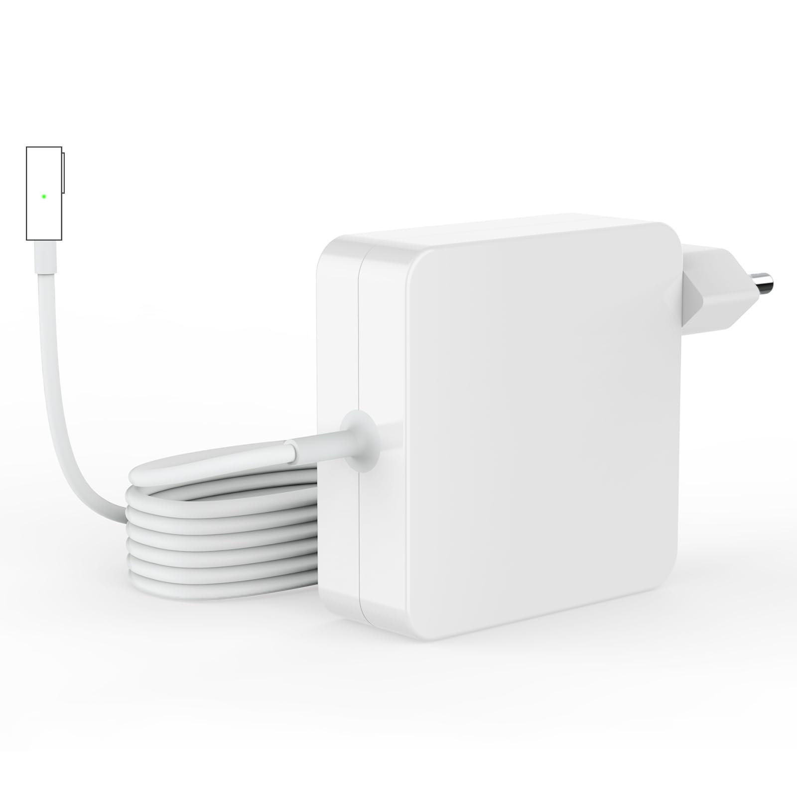 45W L-Tip Caricatore, Sostituzione Caricabatterie Mac Book Pro, Portatile Adattatore di Alimentazione per MacBook Air 11/13/15 pollici, Metà 2008-2012 Modelli A1172/A1181/A1184/A1278/A1330/A1342/A1344
