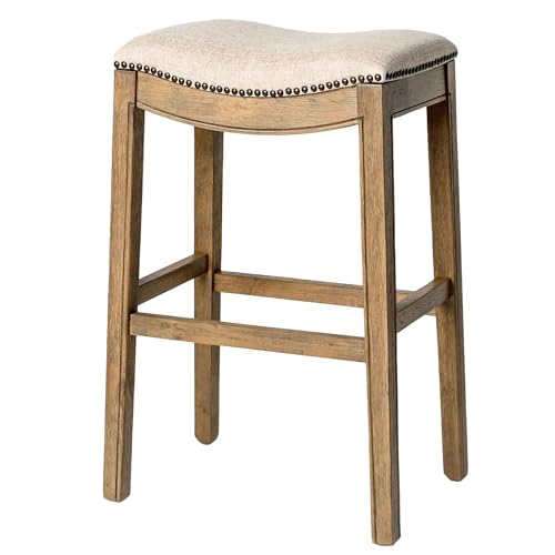 Maven Lane Adrien Backless Bar Stool