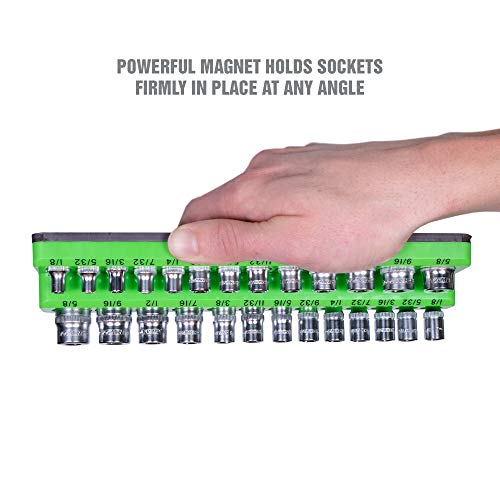 image for OEMTOOLS 22485 3 Piece SAE Magnetic Socket Organizers, Socket Organize