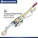 MichaelPro 2-Ton Power Hand Winch Puller, Double Gear Winch Puller for Automotive, Construction, Farm, Ranch, Fences Uses | MP009088