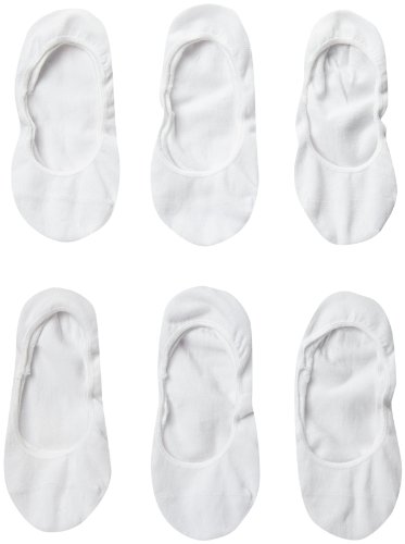 Jefferies Socks Girls 2-6x Seamless Footie Socks 6 Pair Pack