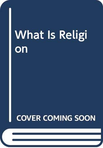 Buy What is Religion? โ BookShops.in