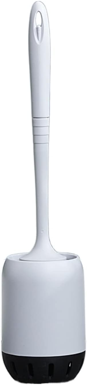 Toilet Brush Holder Toilet Brush No Dead Angle Home Wash Toilet Toilet Cleaning Brush Wall-mounted Long Handle Toilet Set Wall-mounted Floor-to-ceiling Toilet Brush Toilet Brush Holders(B,Wall mounted