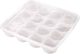 Hemobllo Cavity Plastic Cupcake Box with Lid for Egg Storage