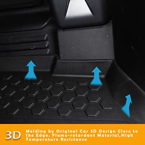 Yiwang Car Trunk Cargo Liner Mat Tray For Land Rover Defender 110 2020-2022 Heavy Duty Waterproof Custom Fit- All Weather Odorless #TOP3