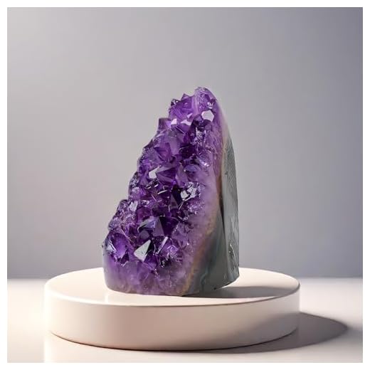 CSTARY Crystals Amethyst Crystal Rock(1 lb to 1.1 lb) of Extreme Rocks Fossils Crystals deep Purple Crystals. Amethyst geode Amethyst Healing Stones Healing Crystal Amethyst Cluster