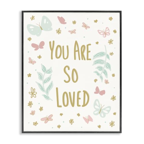 Botanical Butterflies Love, 16 x 20 Inch Framed Giclée Print