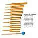 Tuning Forks Chakra Set, Instrument Tuning Fork, Stainless Steel Tuning Fork, 174Hz/285Hz/396Hz/417Hz/528Hz/639Hz//852Hz/963Hz, 9 Chakras + 1 Soul Purpose Tuning Forks Striker and Case Included