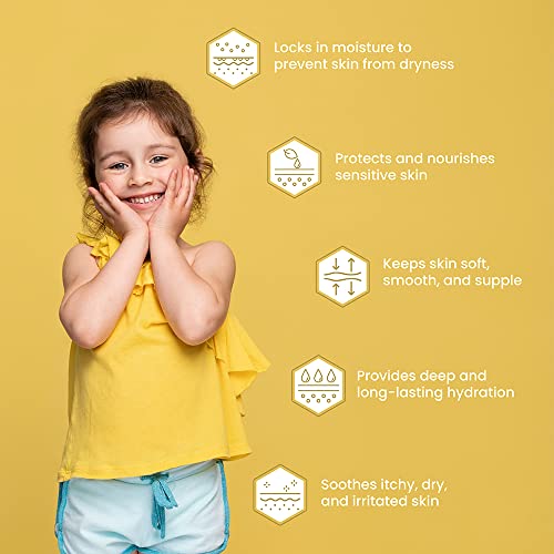 Kids Face Lotion And Body Lotion For Dry Skin - Gentle Baby Lotion And Body And Face Moisturizer For Toddler - Nourishing Body And Face Cream For Sensitive Skin With Calendula And Manuka Honey (16 Oz) #TOP4