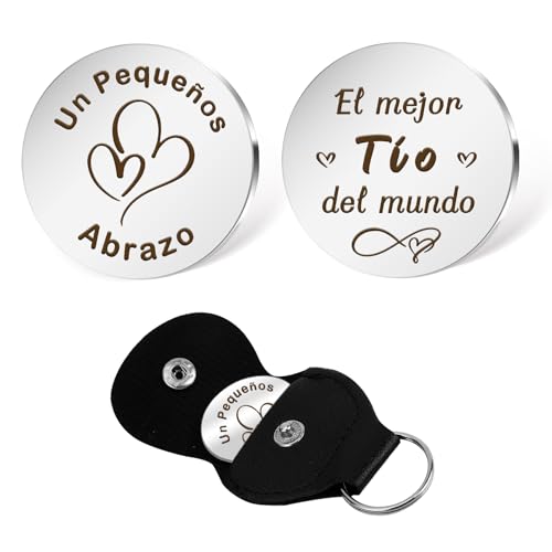 Gishnia Presente para tio, presentes para tio aniversário, presente tio Natal, presentes homem Natal presentes originais para tio, presente para o dia do pai para o meu tio, Pocket Hug