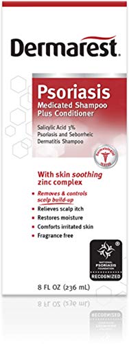 Dermarest Psoriasis Medicated Shampoo plus Conditioner | Packaging May Vary | 8-Ounces | 1-Unit