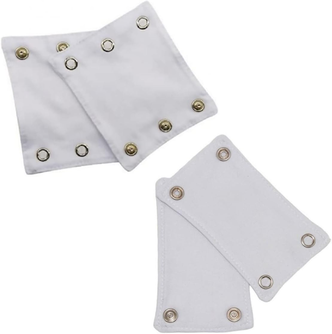 Extensor Alongador De Body 1 Kit Com 2 Botões E 1 Kit Com 3 Botões Branco Unissex