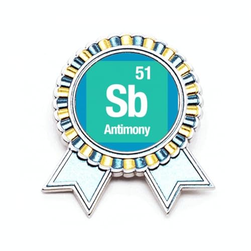 Broche Antimoine Checal insigne de distinction en métal pour costume de cérémonie