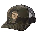 RVCA Men's Curved Bill Snapback Mesh Trucker Hat