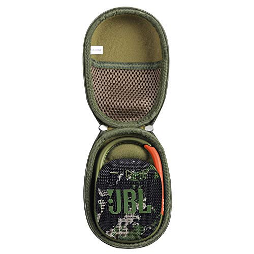 Hermitshell - Funda rígida de viaje para altavoz Bluetooth JBL Clip 4, diseño de camuflaje