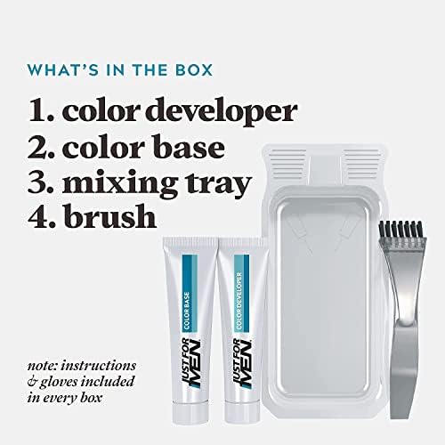 Just For Men Mustache & Beard Brush-In Color Gel, Blond M-10/15 1 Each (Pack Of 2)