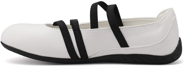 MAVMAX Mary Jane Shoes Ballet Sneakers for Women Casual Sneakers with Elastic Strap Non Slip Women's Ballet Flats with Foam Insole for Comfortable Daily Outgoing Work - Image 7