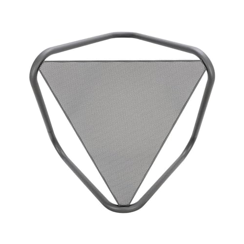 Table basse Lafuma Vogue gris titane 57x57 cm en aluminium ajouré