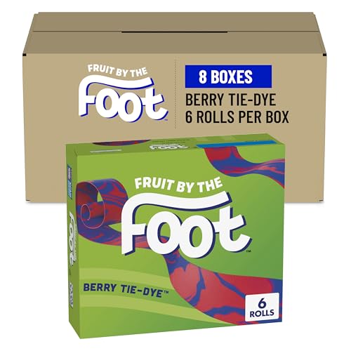 Fruit By the Foot, Fruit, Berry Tie-Dye Snacks, 6 ct, 4.5 oz (Pack of 8) Fruit By the Foot, Fruit, Berry Tie-Dye Snacks, 6 ct, 4.5 oz (Pack of 8)