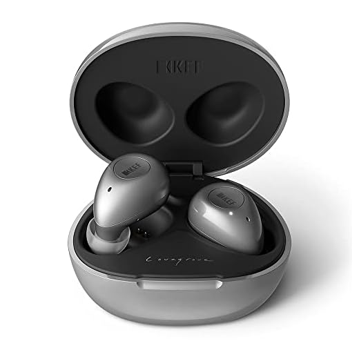KEF MU3 Noise Cancelling True Wireless Earphones ( Bluetooth 5.0, Spritzwasser geschützt, 9+15h Betriebszeit )