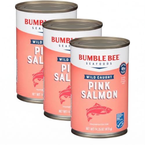 Bumble Bee Pink Salmon, Wild | Premium Quality | 14.75 oz | Pack of 3
