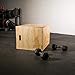 Titan Fitness 20 in. 24 in. 30 in. Wooden Plyometric Box HD Plyo Box Jump Exercise Training