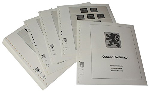 Timbres Tchécoslovaquie feuilles Lindner 1918-1939 classeur philatélie