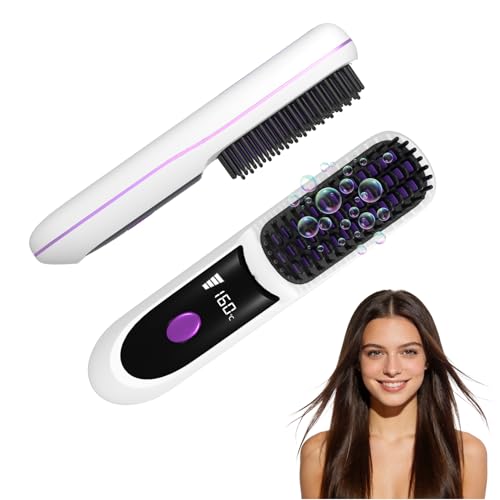 Cepillo Alisador Portátil para Cabello Corto miniatura 1