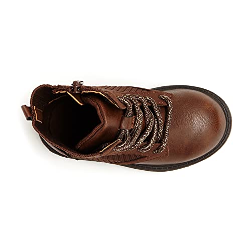 Carter's Girls Canna Combat Boot, Brown, 11 Little Kid #TOP3