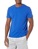 Starter Men's Short Sleeve Classic-Fit Performance Cotton T-Shirt, Amazon Exclusive, Team Blue,...