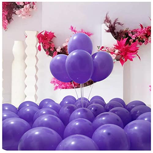 Image of 300 Pack Purple Balloons 12 inch Purple Latex Party Balloon Bulk for Various Party Events Decorations