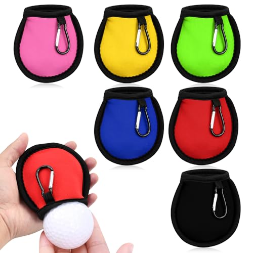 EUIEUT 6 STK Golfbälle Reiniger Tasche mit Schnalle Golf Zubehör Tragbare Golfball Tasche Waschtasche Washer Golf Ball Cleaner Pouch Reinigungsbeutel Golftasche mit Karabiner als Geschenke für Golfer EUIEUT 6 STK Golfbälle Reiniger Tasche mit Schnalle Golf Zubehör Tragbare Golfball Tasche Waschtasche Washer Golf Ball Cleaner Pouch Reinigungsbeutel Golftasche mit Karabiner als Geschenke für Golfer