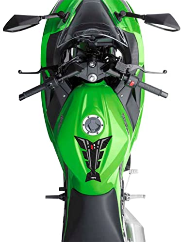 Image of 3D Embossed Bike Racing Tank Pad /Tank Sticker with SIDEPADS for Brand Specific Bikes Pack of 3 (BKTPSIDVAR) (HERO1)
