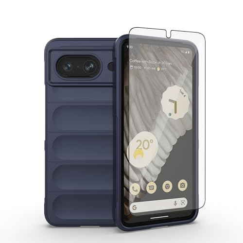 Coque Google Pixel 8 antichoc en silicone souple mince et verre trempé durable